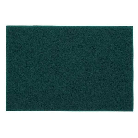 Abrasive Hand Pad,9in.L x 6in.W,Green,AO