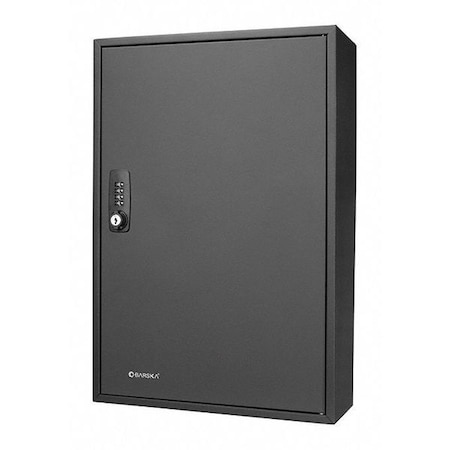 Key Cabinet, Steel, Black, 200 Key Capacity