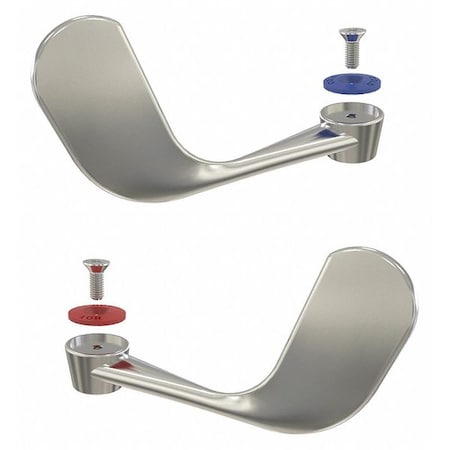 Handle Replacement Kit, 4"L, Chrome Plated