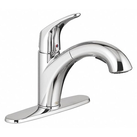 Low Arc Kitchen Faucet, Manual, Single Hole Only Mount, 1 Hole