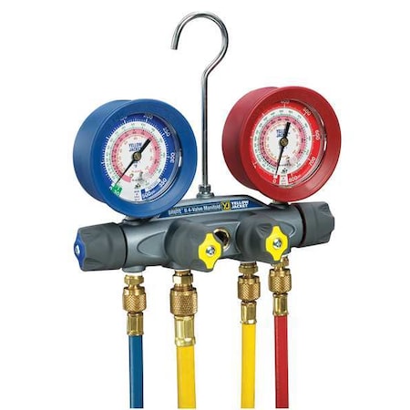 Mechanical Manifold Gauge Set,4-Valve