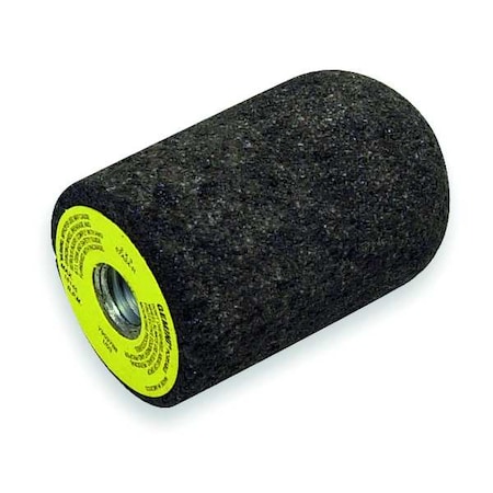Grinding Plug w/Rnd Tip,2 Dia,20 Grit,ZA