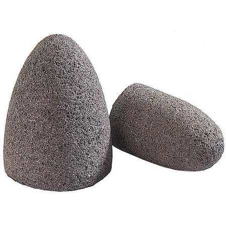 Grinding Cone w/Rnd Tip,2 in Dia,20 G,ZA
