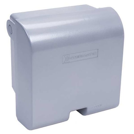 Weatherproof Cover, Switch Box Type, 2 Gang, Die-Cast Aluminum