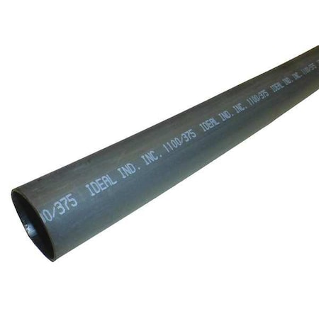 Adhesive Lined Heat Shrink Tube, Heavy Wall, 3:1 I.D. Shrink Ratio, 1.1 in I.D. Before Shrinking, Black, 5 PK