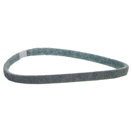 Surface-Conditioning Belt, 3/4 in W, 20 1/2 in L, Non-Woven, Aluminum Oxide, Not Applicable Grit