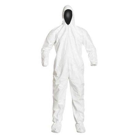 Serged Seams. Attached Elastic Hood. Set Sleeve Design. Elastic Wrists and Ankles. Attached Thumb Loops. 2X