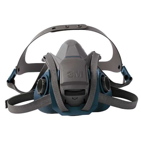 Half Mask Respirator, Rugged Comfort 6500, Not Rated, Bayonet, Size, L 0 Cartridges Included