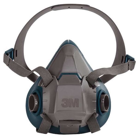 Half Mask Respirator, Rugged Comfort 6500, Not Rated, Bayonet, Size, S 0 Cartridges Included