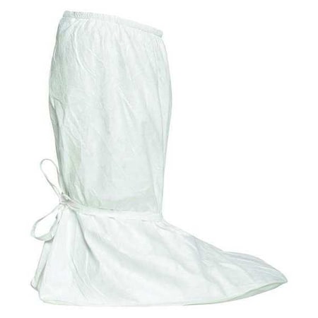 Disposable Boot Covers, Tyvek(R) IsoClean(R), White, Slip Resistant Sole: Yes ,L