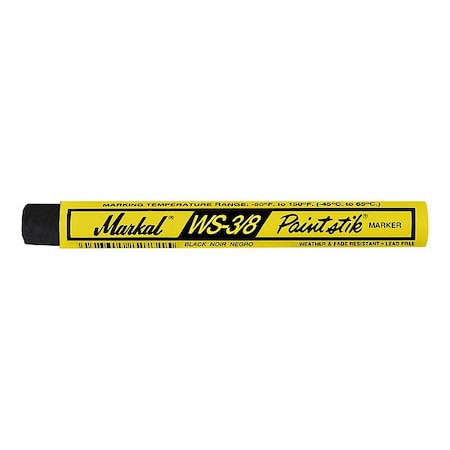 Paint Crayon, Medium Tip, Black Color Family, 12 PK