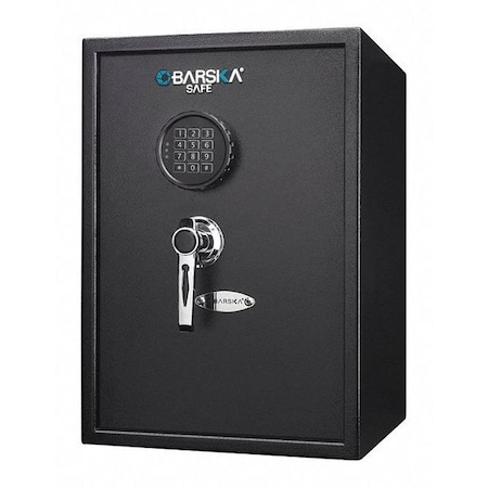 Security Safe, 1.54 cu ft, 45.4 lb, Not Rated Fire Rating