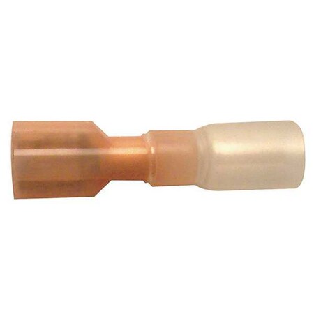 Male Disconnect, Red, 22-18AWG, PK10