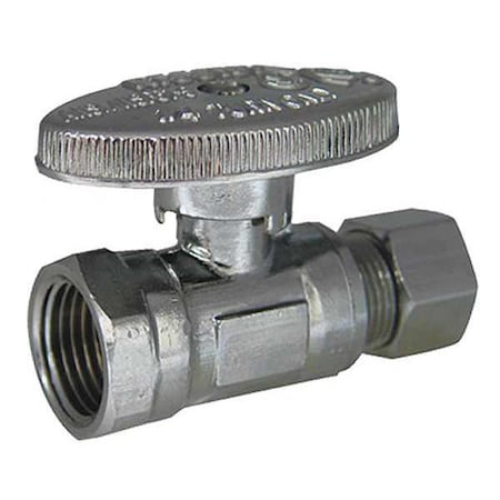 Water Supply Stop, Straight Valve, Chrome
