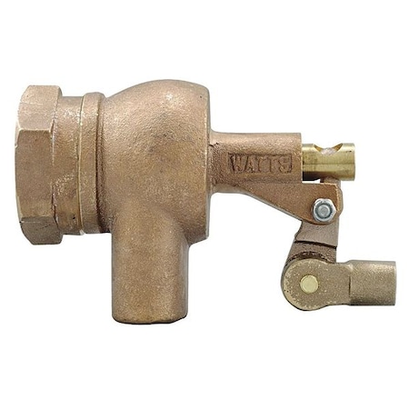 Float Valve,1-1/2 In,Bronze,Pipe Mount
