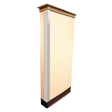 Corner Guard, Flame Retardant, White, 3"W X 48"H