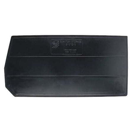 Plastic Divider, Black, 32 1/2 in L, 16 9/16 in H