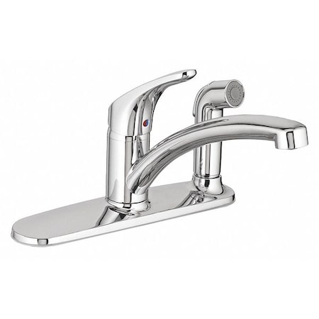 Low Arc Kitchen Faucet, Manual, 8" Mount, 2 or 3 Hole
