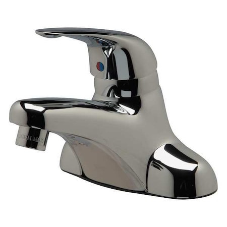 Bathroom Faucet Integral Spout, Chrome Plated, 2 Holes, Lever Handle