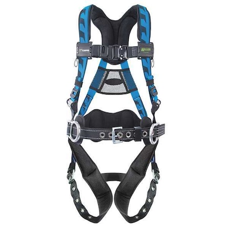 AirCore(TM) Full Body Harness, L/XL, 400 lb., Quick-Connect Chest/ Tongue Leg Straps
