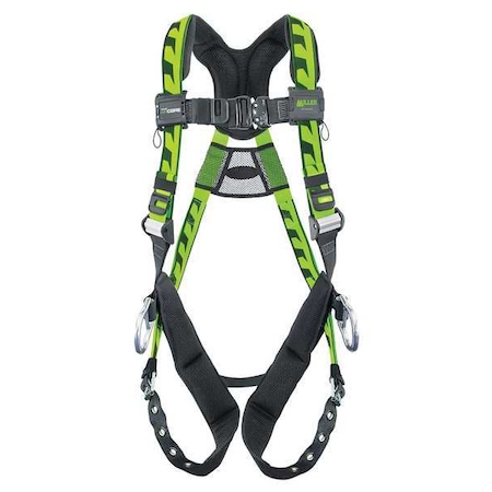 AirCore(TM) Full Body Harness, S/M, 400 lb., Quick-Connect Chest/ Tongue Leg Straps, Back D-Ring