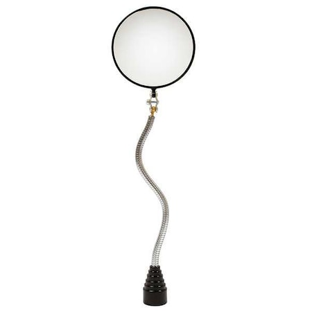 Inspection Mirror,Flexible Arm,14-1/4 In
