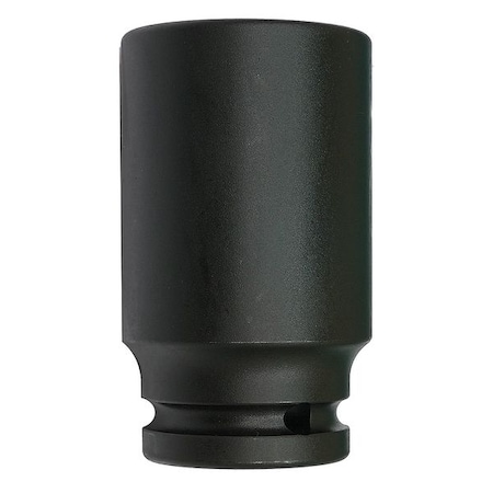 3/4 in Drive Impact Socket 29 mm Size 6 pt Deep Depth, Black Oxide
