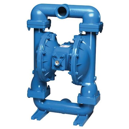 Double Diaphragm Pump, Cast iron, Air Operated, Santoprene, 150 GPM