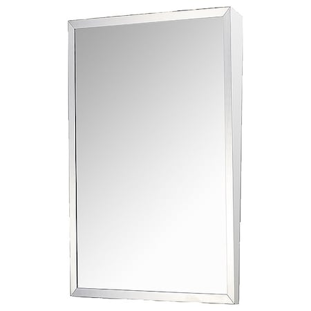 24" x 36" Surface Mounted Fixed Tilt Washroom Mirror