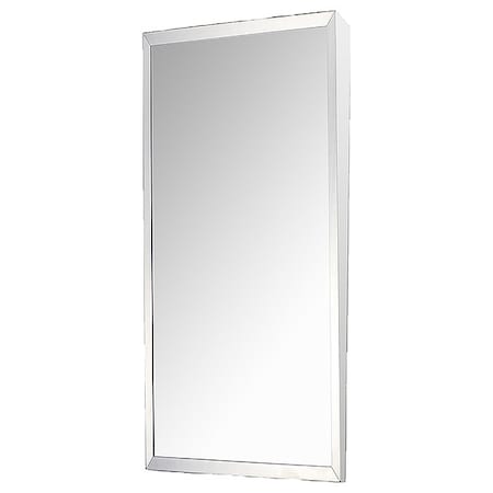 18" x 36" Surface Mounted Fixed Tilt Washroom Mirror