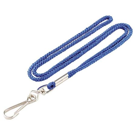 Lanyard, Blue, Nylon, Lanyard, 10 PK