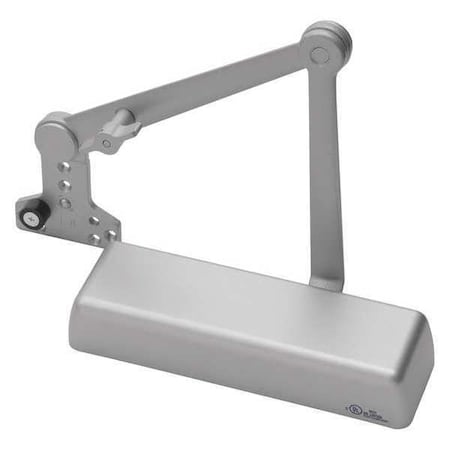 Manual, Hydraulic, GAV 5831, Door Closer, Heavy Duty Interior and Exterior, Gray