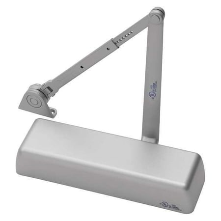 Manual, Hydraulic, GAV 5811, Door Closer, Heavy Duty Interior and Exterior, Gray