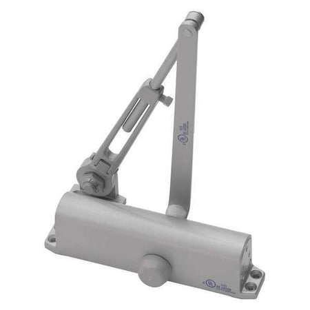 Manual, Hydraulic, GAV 1111, Door Closer, Heavy Duty Interior and Exterior, Gray