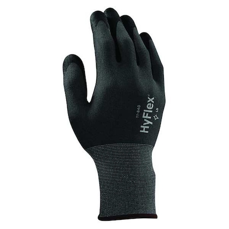 Hyflex Coated Gloves, Foam Nitrile, Palm Coated, Rough Finish, 15 ga, ANSI Abrasion Level 4, XS,PR