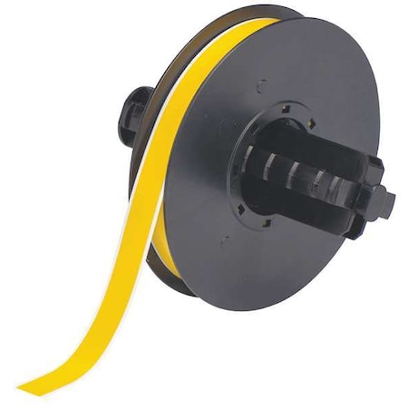 ContinuousLabelStock,Yellow,Gloss,1/2inW