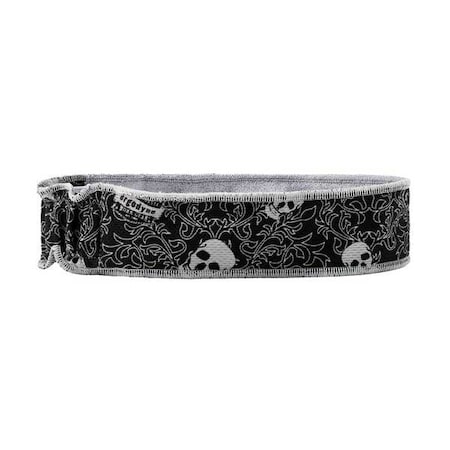 Bandana, Black/White, Skulls
