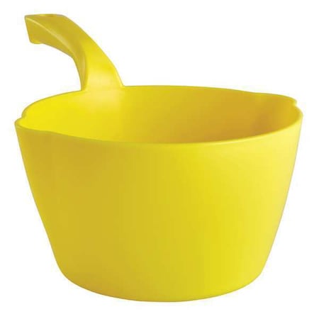 Large Hand Scoop,Yellow,13" L,8-1/4" W