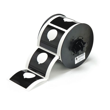 Raised Panel Label, Black, Labels/Roll: 145