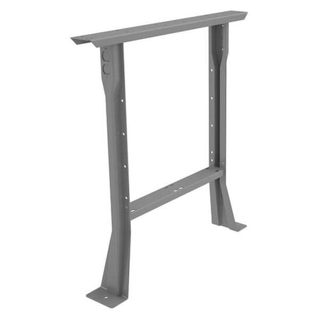 Flared Leg,3-1/2 W x 30 D x 32 H,Gray