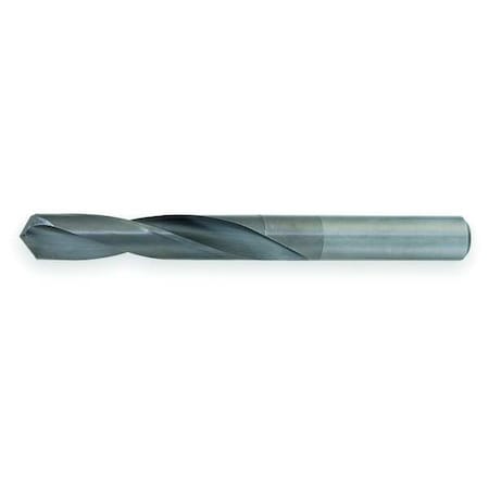 Screw Machine Drill Bit, #2 Size, 118  Degrees Point Angle, Spiral Flute