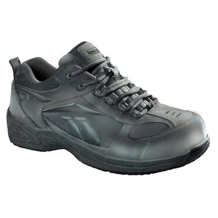 Jorie, Men's Athletic Shoe, 7 M, Leather, Black