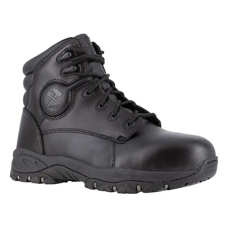 Men's 6-Inch Work Boot, 13 W, Steel Toe, 6 in H, Black, IA5150