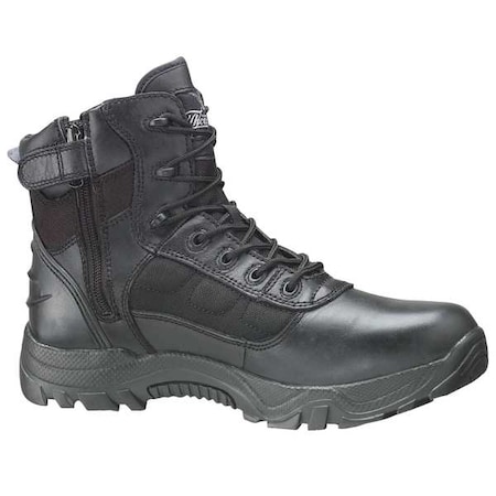 The Deuce, Unisex 6-Inch Work Boot, 13, W, Fabric, Leather, 6 in Height, Black