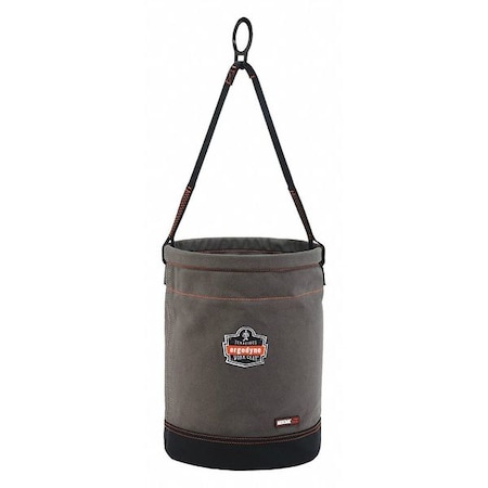 Bucket, Gray, Canvas