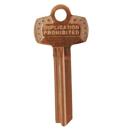 Key Blank,TC Keyway,Standard,7 Pins