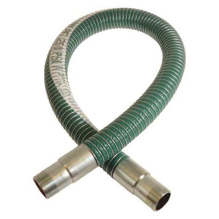 1-1/2" ID x 10 ft Coupled Chemical Hose GN