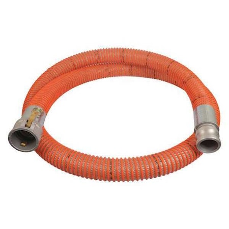 2" ID x 20 ft PVC Water Suction Hose Clear/OR