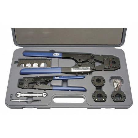 Pex Crimp Tool,3/8",1/2",5/8",3/4" Size