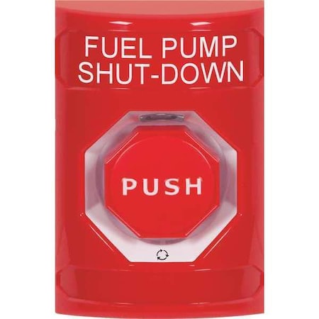 Fuel Pump Shutdown Push Button,Red,SPDT